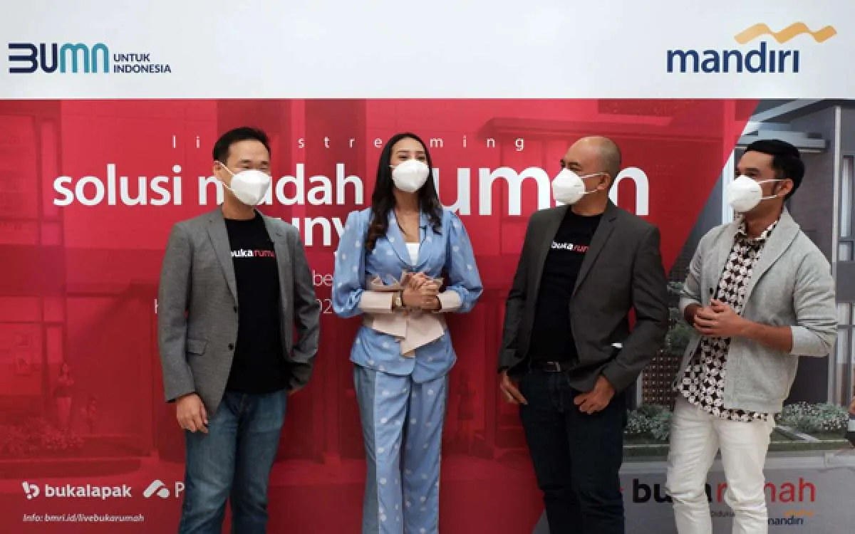 Gandeng Bukalapak, Bank Mandiri genjot KPR secara online
