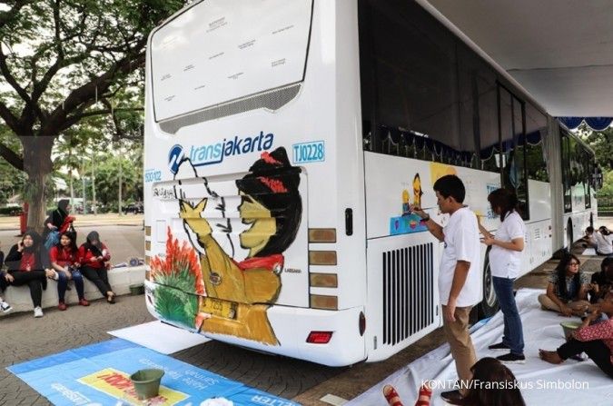 DKI menyiapkan 1.500 unit bus TransJakarta untuk Asian Games