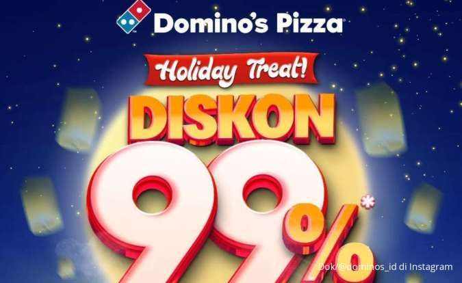 Promo Domino's Pizza Spesial Long Weekend Bulan Mei 2025, Dapatkan Diskon 99%