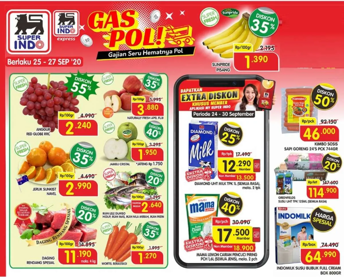 Promo JSM Superindo minggu ini diskonan lagi, 25-27 September 2020!
