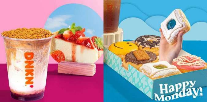 Kopi atau Dessert? Coba Menu Terbaru Promo Dunkin Strawberry Cheesecake Iced Latte