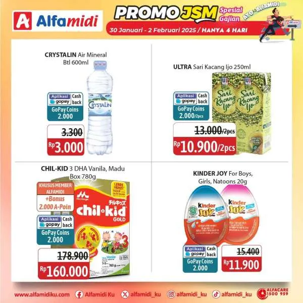 Promo JSM Alfamidi Spesial Gajian Periode 30 Januari-2 Februari 2025