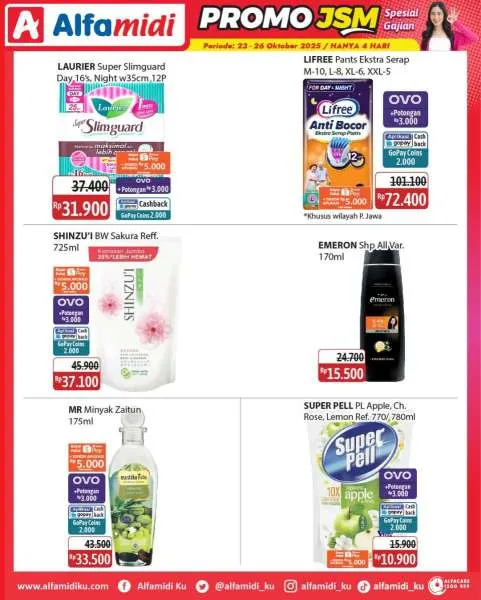 Promo JSM Alfamidi Spesial Gajian Periode 23-26 Oktober 2025