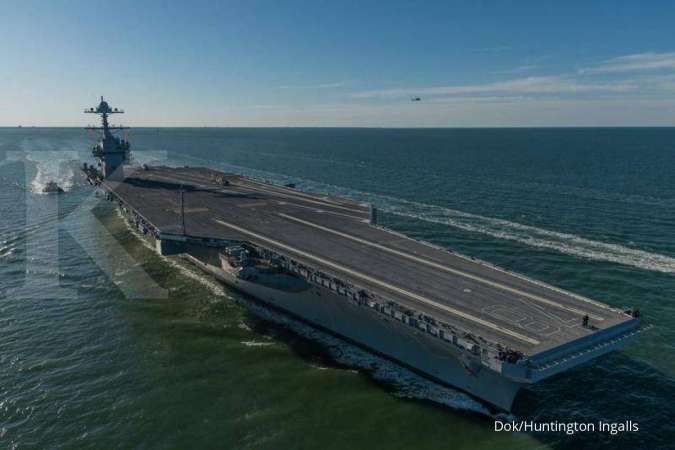 Jadi andalan AS, USS Gerald R. Ford merupakan kapal induk terbesar di dunia