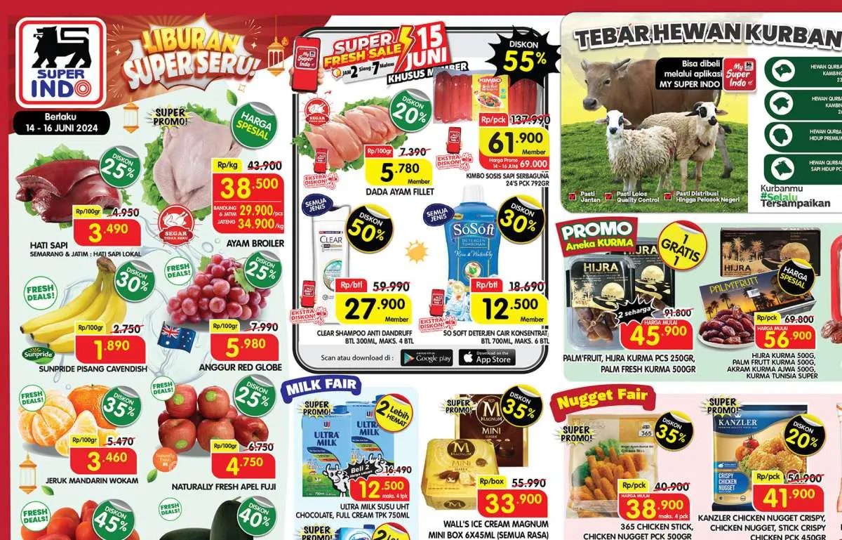 Promo JSM Superindo Weekend 14-16 Juni 2024, Ultra Milk & Frisian Flag 2 Lebih Hemat