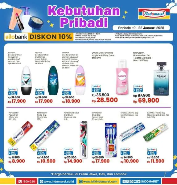 Promo Indomaret Super Hemat Periode 9-22 Januari 2025