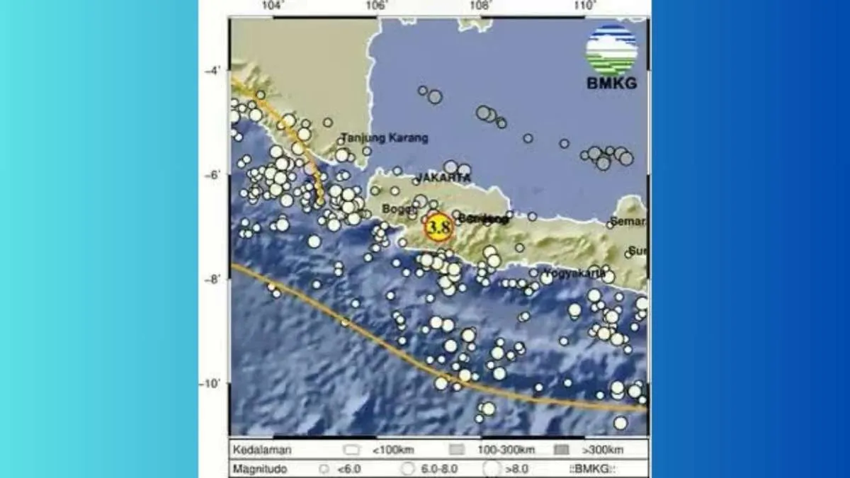 Gempa Magnitudo 3,8 Mengguncang Cianjur Jawa Barat Senin (1/1) Pagi