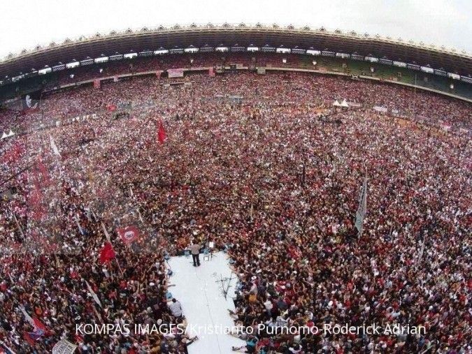 149.500 porsi makanan gratis saat syukuran Jokowi 
