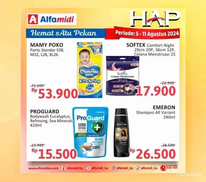 Promo Alfamidi Hemat Satu Pekan Periode 5-11 Agustus 2024