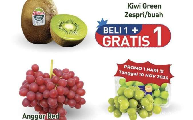 Promo JSM Hypermart Periode 8-11 November 2024, Kiwi-Udang-Nugget Beli 1 Gratis 1