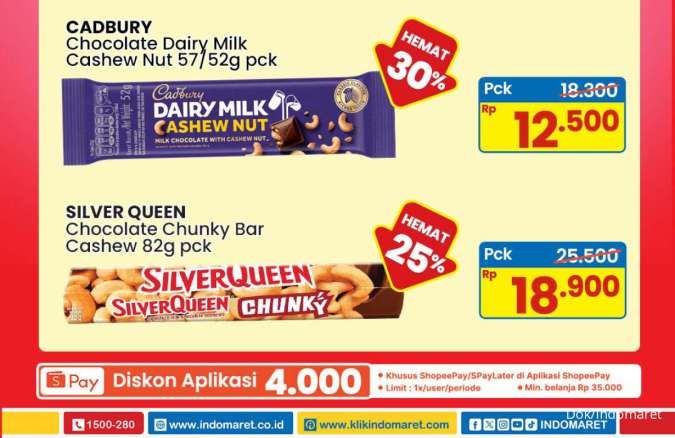 Promo Indomaret 3-4 Februari 2026 Jelang Valentine, Cokelat Diskon 30%