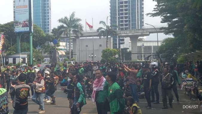 Driver Ojol Demo Grab Hemat, Desak Pemerintah Bertindak