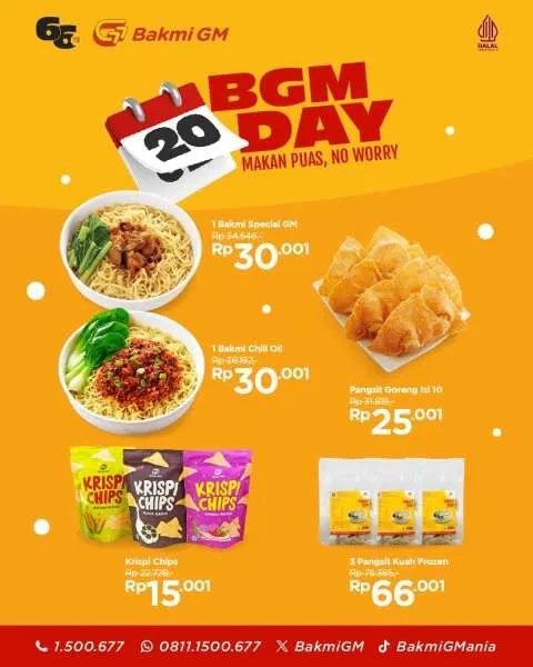 Promo BGM Day Bakmi Special