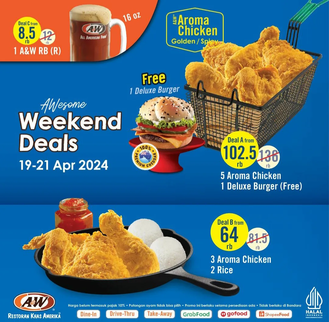 Promo AW Restoran Weekend Deals