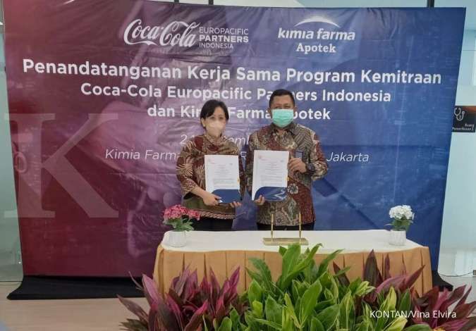 Lewat anak usaha, Kimia Farma (KAEF) lakukan kerja sama dengan Coca-cola