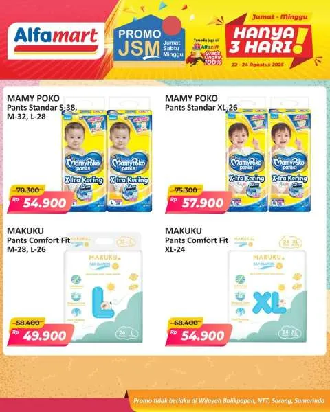 Promo JSM Alfamart Periode 22-24 Agustus 2025