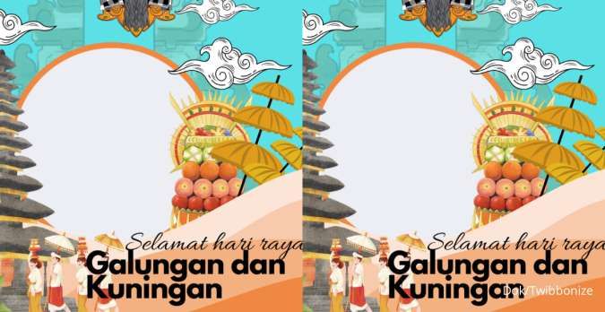 Kumpulan Twibbon Hari Raya Galungan dan Kuningan 2024 yang Dapat Diunduh Gratis 