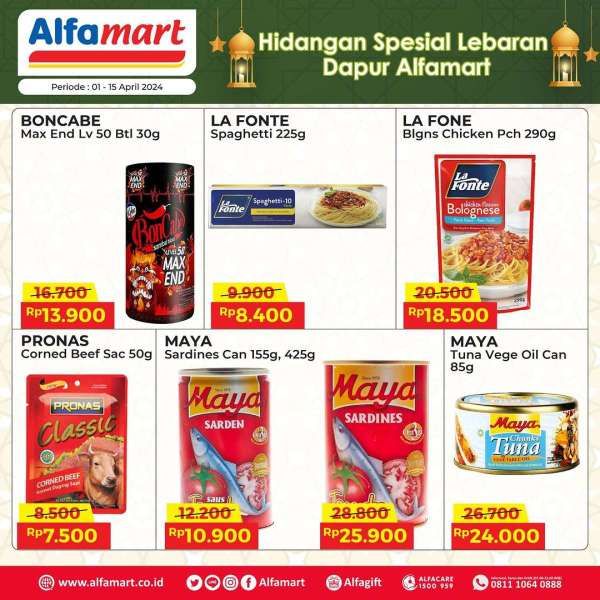 Promo Alfamart Sambut Lebaran 1-15 April 2024 Edisi Kebutuhan Dapur