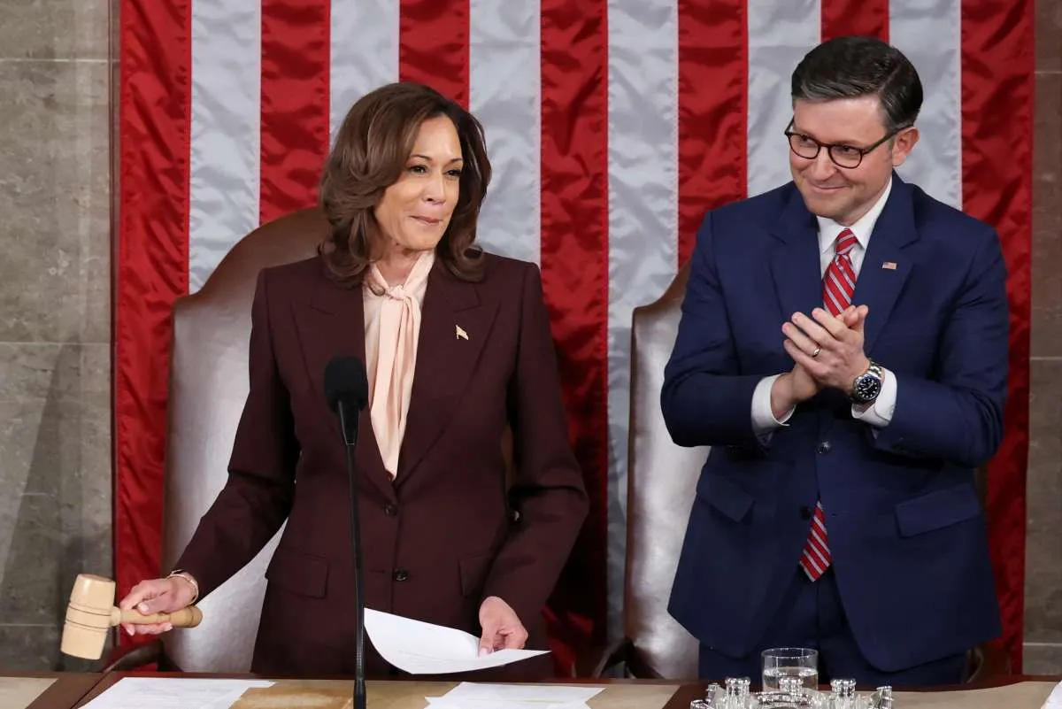 Dipimpin Harris, Kongres AS Sahkan Kemenangan Donald Trump dalam Pemilu