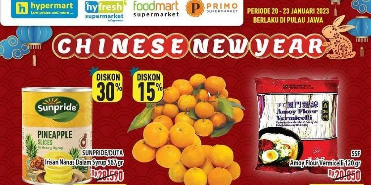 Harga Promo JSM Hypermart 21 Januari 2023, Promo Spesial Tahun Baru Imlek