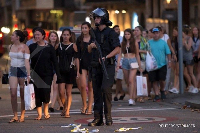 Spanyol perketat keamanan pasca teror Barcelona 