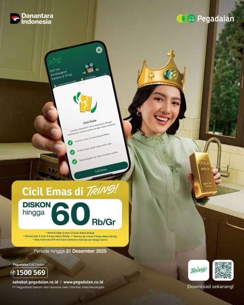 Promo Tring! di Pegadaian 2025
