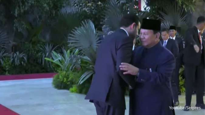 Presiden Terpilih Prabowo Tiba di Gedung MPR Senayan, Sambut Tamu Negara