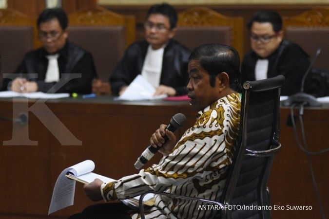 Jaksa KPK dakwa Mantan Menteri Sosial Idrus Marham terima suap Rp 2,25 miliar 