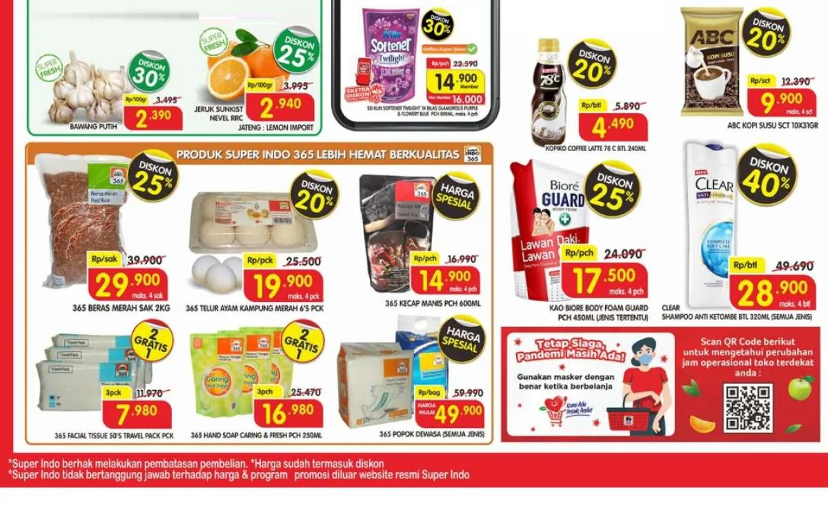 Promo Superindo Hari Rabu simak diskonnya, 20 Januari 2021!