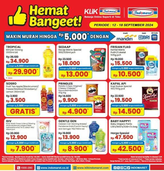 Promo Indomaret Weekend 13-15 September 2024