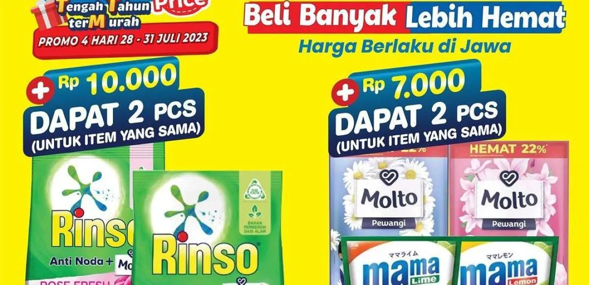 Harga Promo JSM Hypermart Sabtu 29 Juli 2023, Beli Banyak Lebih Hemat