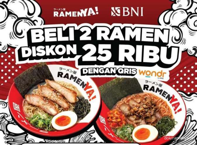 2 Promo Ramen Ya November-Desember 2024, Beli 2 Ramen Diskon 25 Ribu