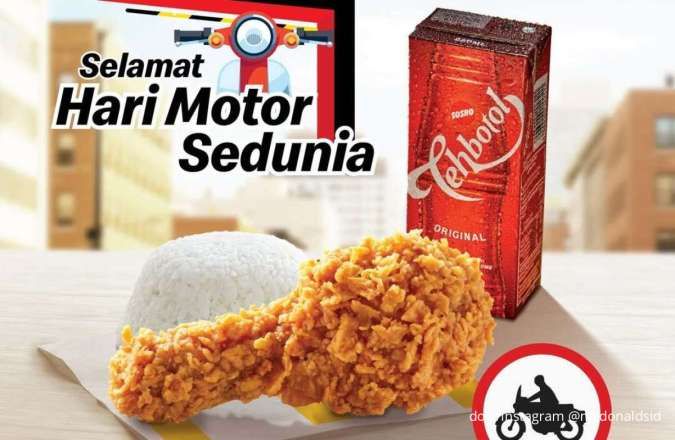 Promo McD Hari Motor Sedunia 21 Juni 2025, Nikmati PaNas 1 Cuma Rp 20.000-an