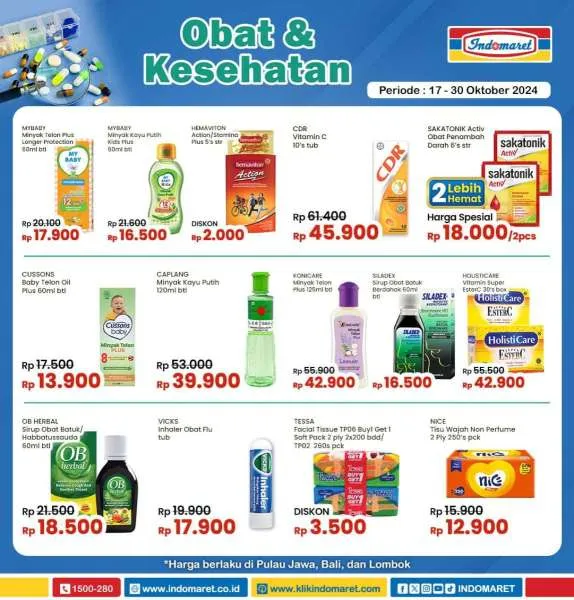 Promo Indomaret Super Hemat Periode 17-30 Oktober 2024