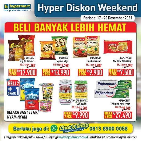 Promo JSM Hypermart di 17-20 Desember 2021