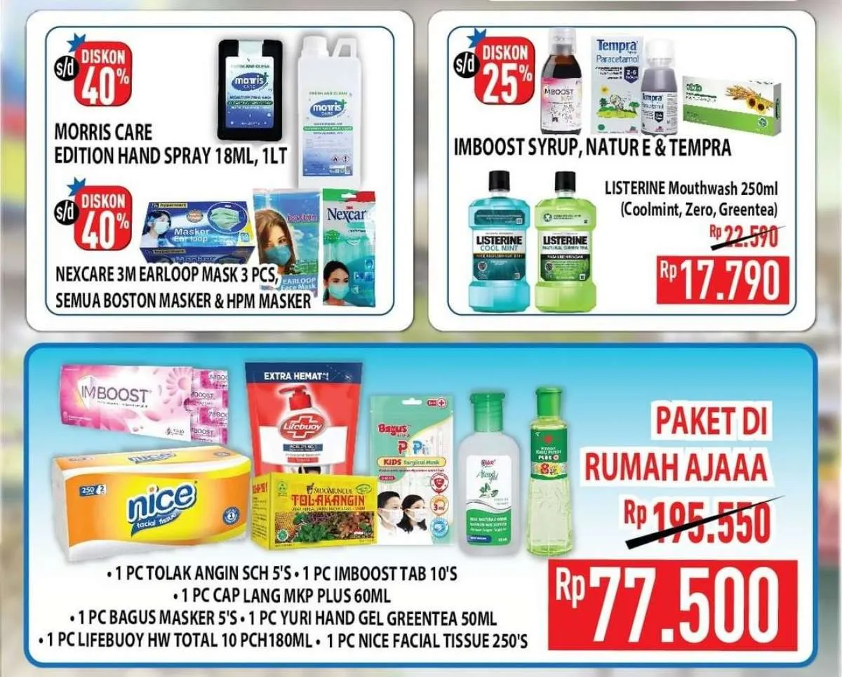 Ada potongan harga akhir pekan di  JSM Hypermart, periode 6-9 Agustus 2021