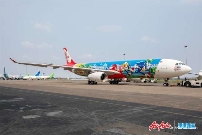 Gandeng SEGA dan Atlus, Air Asia Hadirkan Penerbangan Berkonsep Sonic the Hadgehog