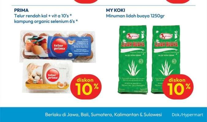 Promo Hypermart Dua Mingguan 15-28 Januari 2026, Kimchi-Telur Organik Diskon 10%