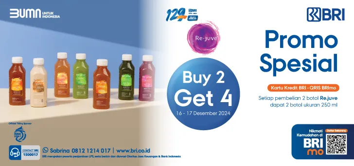 Promo HUT BRI ke-129 di Rejuve