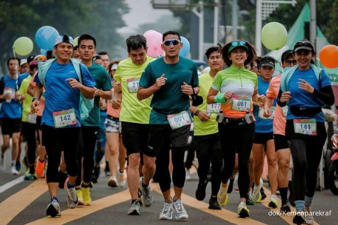 Menparekraf Apresiasi Ajang Woman Half Marathon 2024