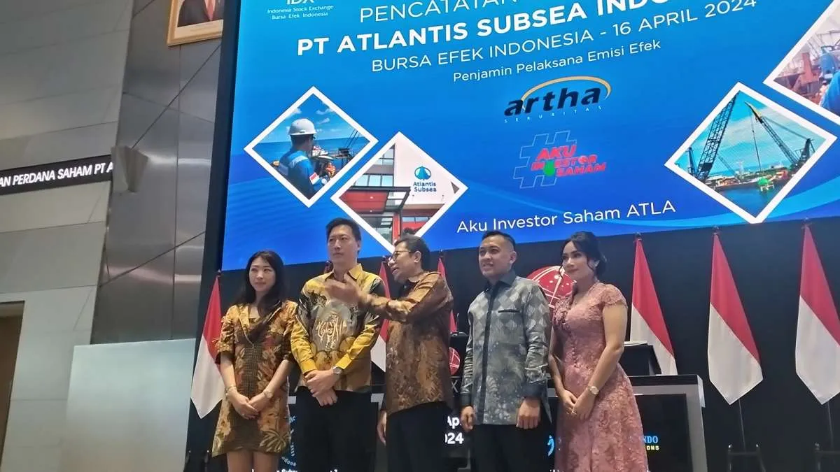 Atlantis Subsea Indonesia (ATLA) Resmi Melantai di BEI, Lepas 1,2 Miliar Saham