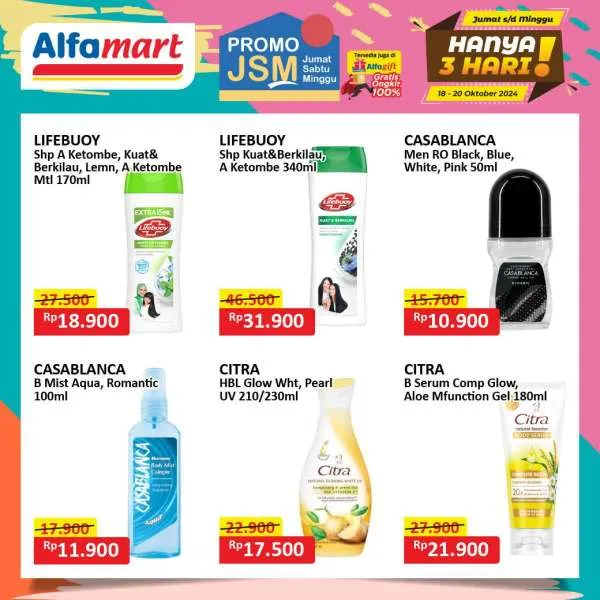 Promo JSM Alfamart Weekend 18-20 Oktober 2024