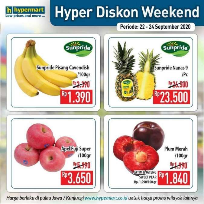 Promo Hypermart weekday 22-24 September 2020