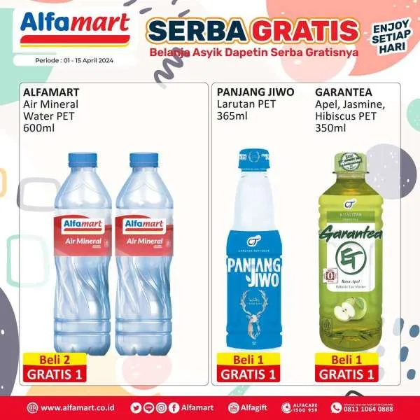 Promo Alfamart Serba Gratis Periode 1-15 April 2024