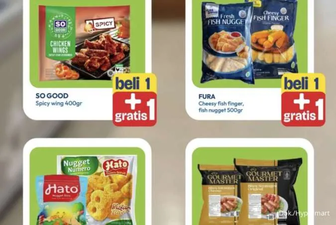 Promo JSM Hypermart Weekend 7-10 November 2025, Beli 1 Gratis 1 Nugget-Sosis-Bakso