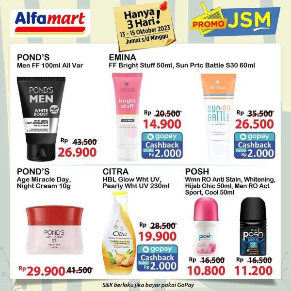 Katalog Promo JSM Alfamart Terbaru 13-15 Oktober 2023