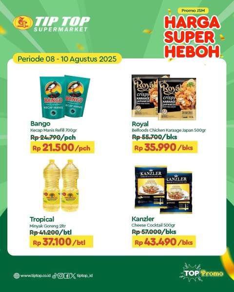 Promo JSM Tip Top 8-10 Agustus 2025