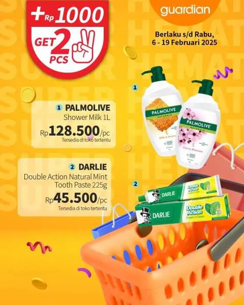 Promo Guardian Super Hemat Periode 6-19 Februari 2025