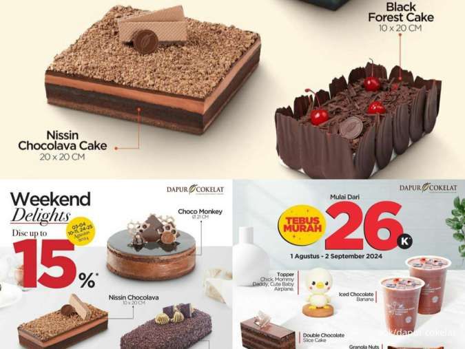 3 Promo Dapur Cokelat HUT RI 1-31 Agustus 2024, Ada Flash Sale-Tebus Murah Cake