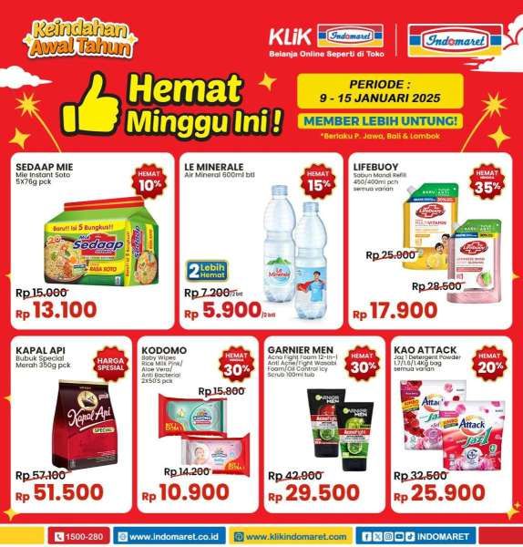 Promo Indomaret 9-15 Januari 2025 Hemat Minggu Ini